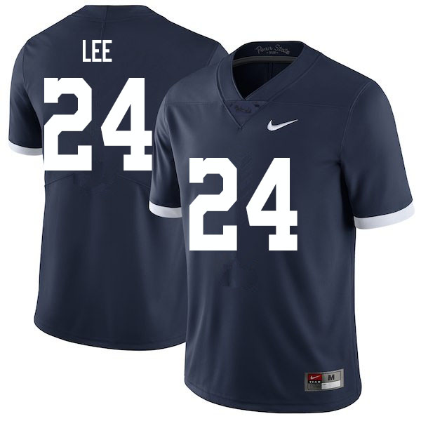 Men #24 Keyvone Lee Penn State Nittany Lions College Football Jerseys Sale-Retro